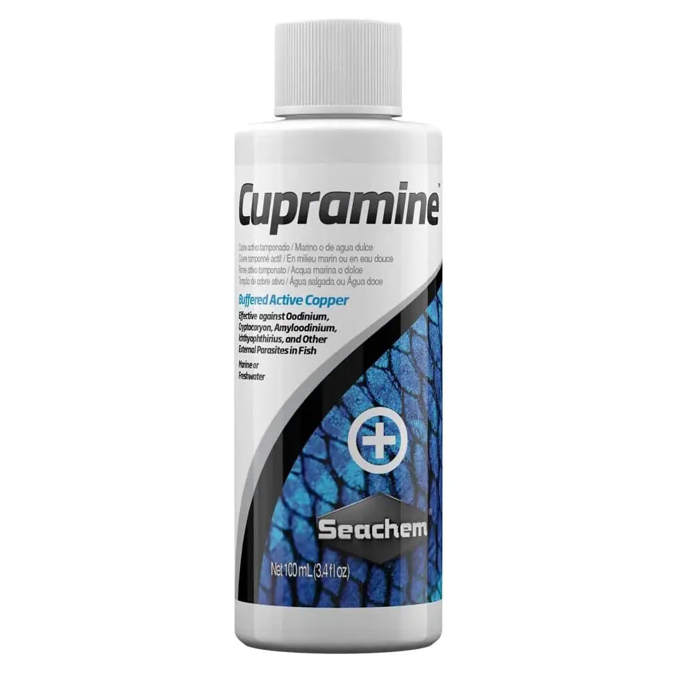 Seachem - Cupramine Buffered Active Copper 3.4oz