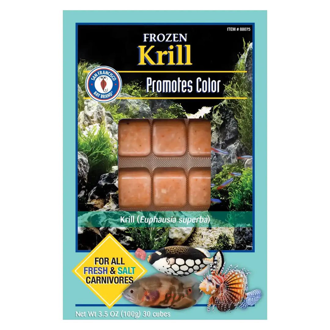 San Francisco Bay Brand - Frozen Food - Frozen Krill Cube 3.5oz
