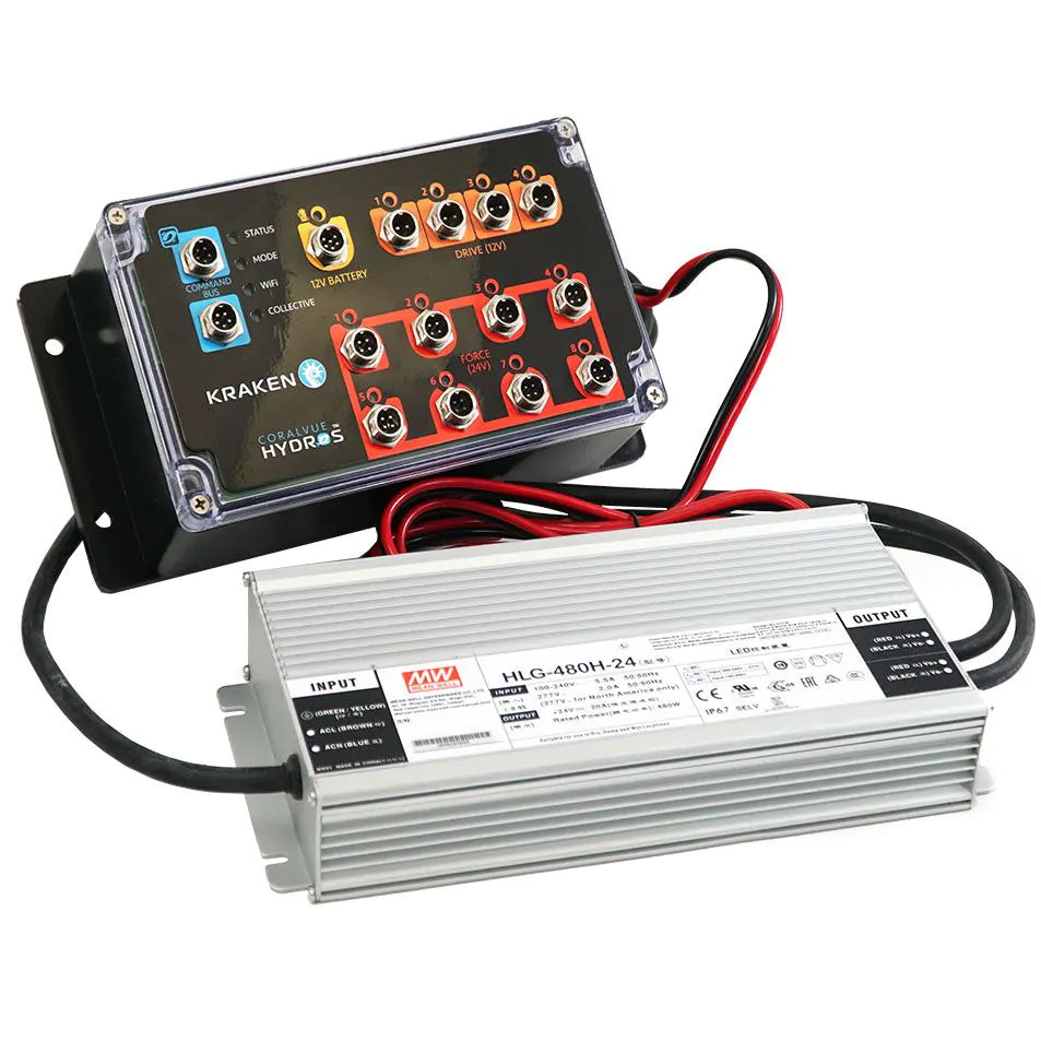 Hydros Kraken Controller 24v Power Center Coralvue