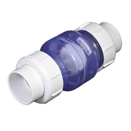 Clear True Union Swing Check Valve S x S 1" 1.5" 1 1/2"