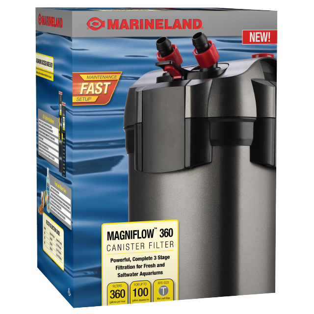 Marineland Magniflow 360 Canister Filter up to 100 gallon aquarium