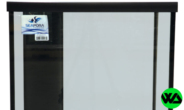 Seapora - 60 gallon cube rimless drilled reef ready aquarium 24x24x24