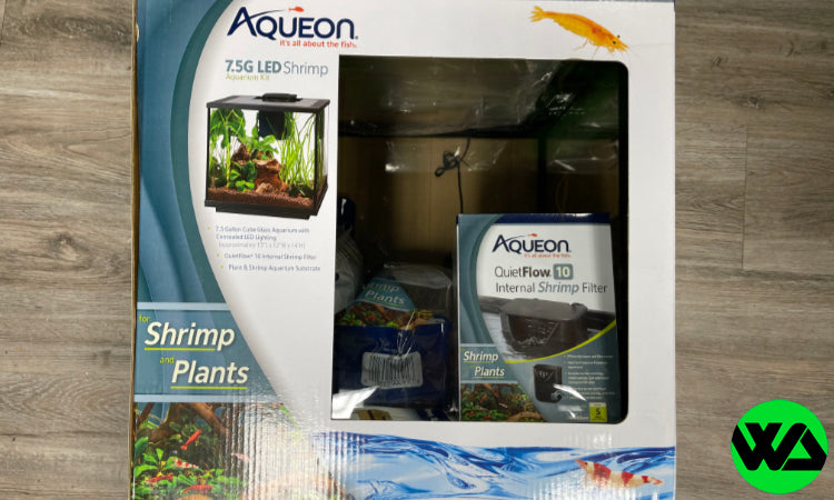 Aqueon - 7.5g LED Shrimp & Planted Tank Aquarium Kit