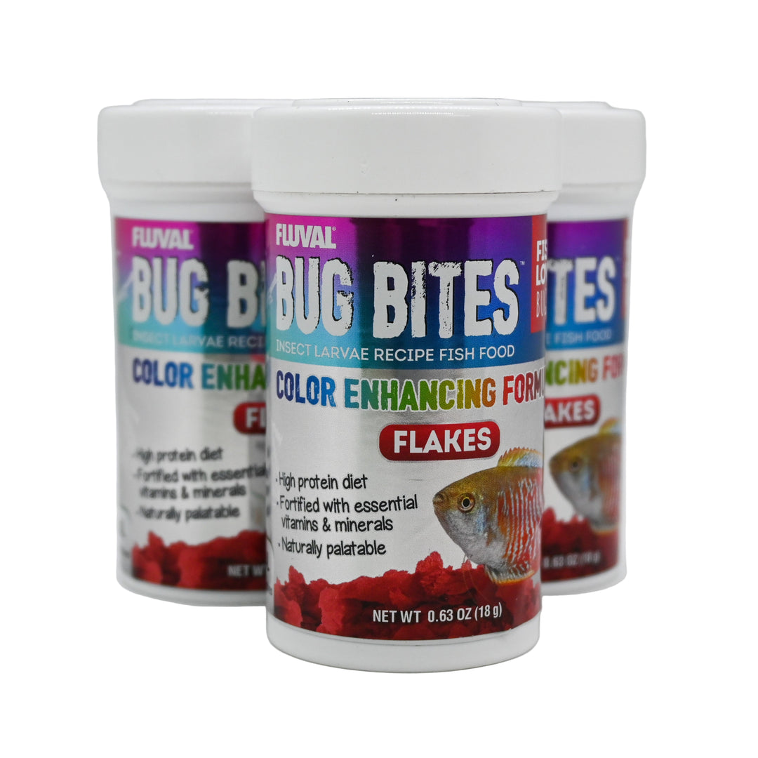 Fluval Bug Bites - Color Enhancing Formula - Flakes & Sinking Granules