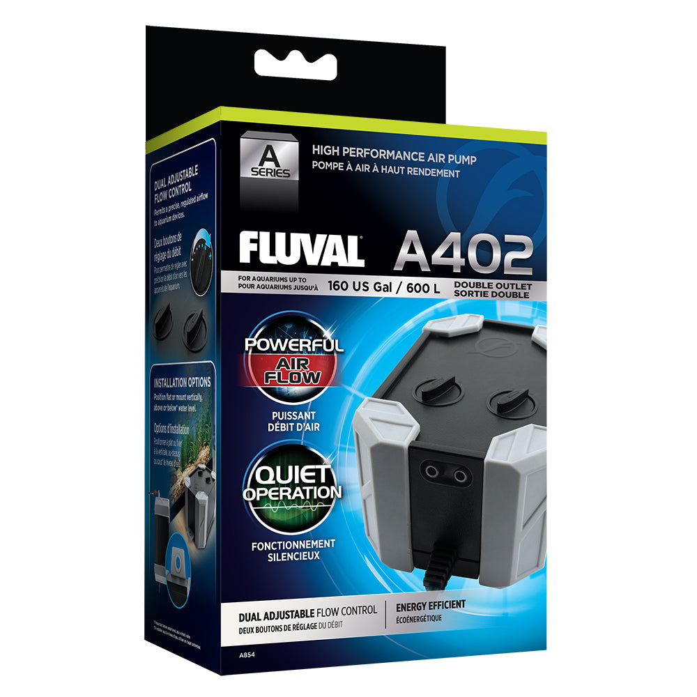Fluval - Air Pump A402 A Series (Up to 160 gallons)
