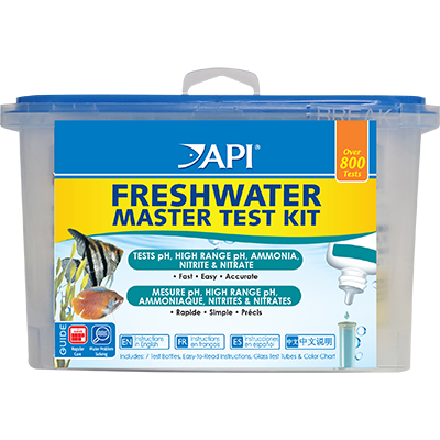 API Freshwater Master Test Kit - pH, High Range pH, Ammonia, Nitrite, Nitrate