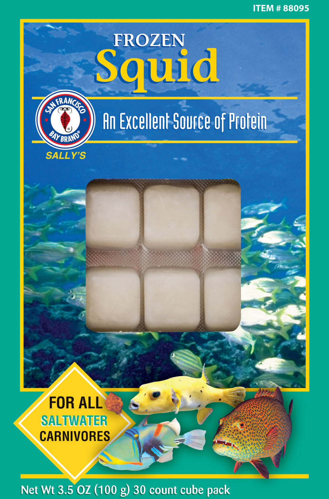 San Francisco Bay Brand - Frozen Food - Frozen Squid 30 cubs 3.5oz