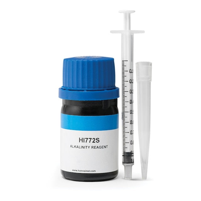Hanna Instruments Handheld Colorimeter HI772 Checker HC Seawater Alkalintiy (ppm) HI772-26 Seawater Alkalinity Reagent