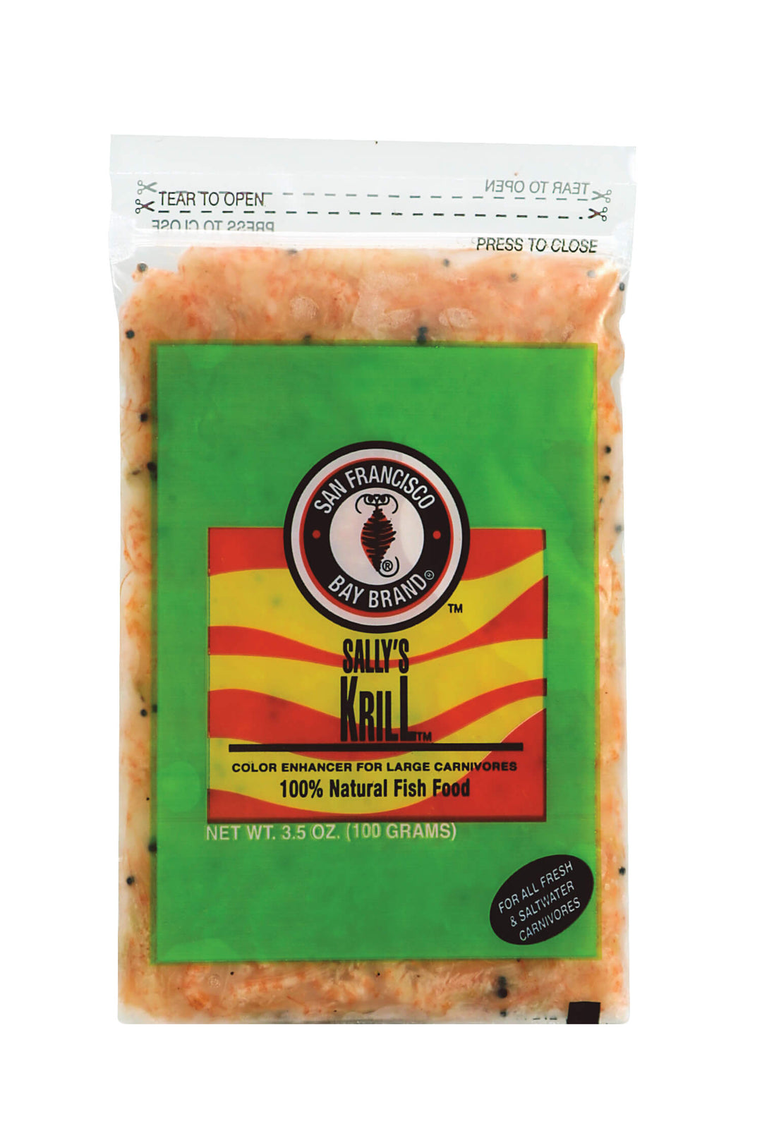 San Francisco Bay Brand - Frozen Food - Frozen Krill Flatpak 3.5oz