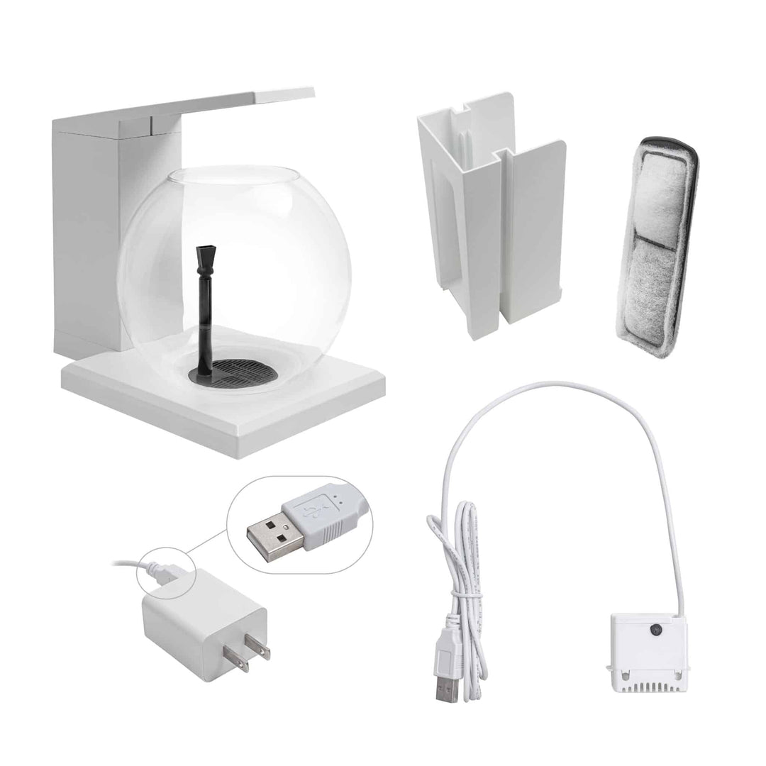 Fluval LIV 1.6 Gallon White Microscaping Kit