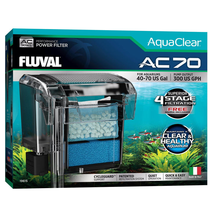 Fluval AC70 Power Filter - (40-70 US gal.)