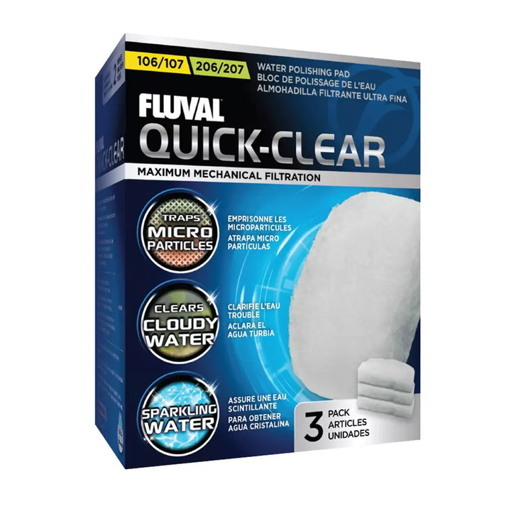 Fluval Canister Filter Replacement Pads Quick-Clear, Nitrite, Ammonia