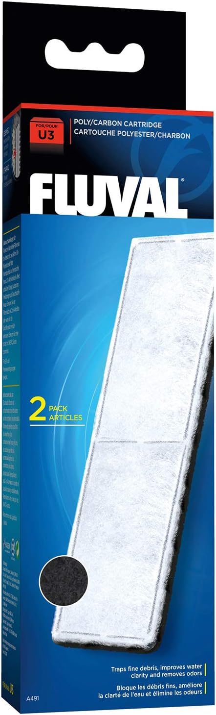 Fluval Underwater Filter Replacement Pads Bio Foam, Poly Max, Poly Carb