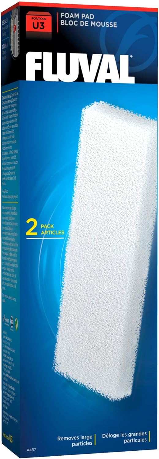 Fluval Underwater Filter Replacement Pads Bio Foam, Poly Max, Poly Carb