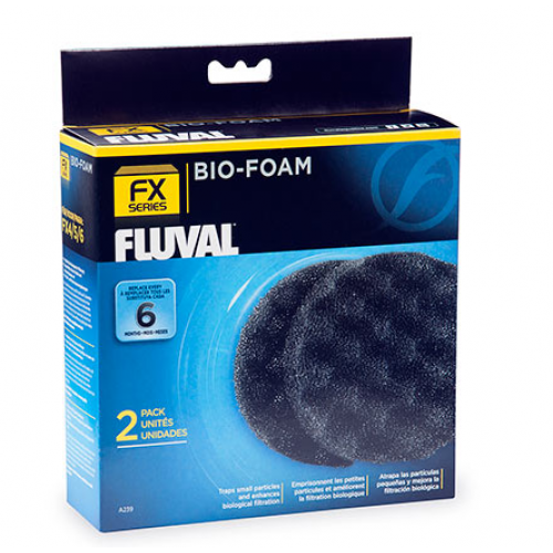 Fluval FX2/FX4/FX5/FX6 Filter Pad Replacements - Bio-Foam, Nitrite, Phosphate, Carbon Foam Pad, Fine Polishing