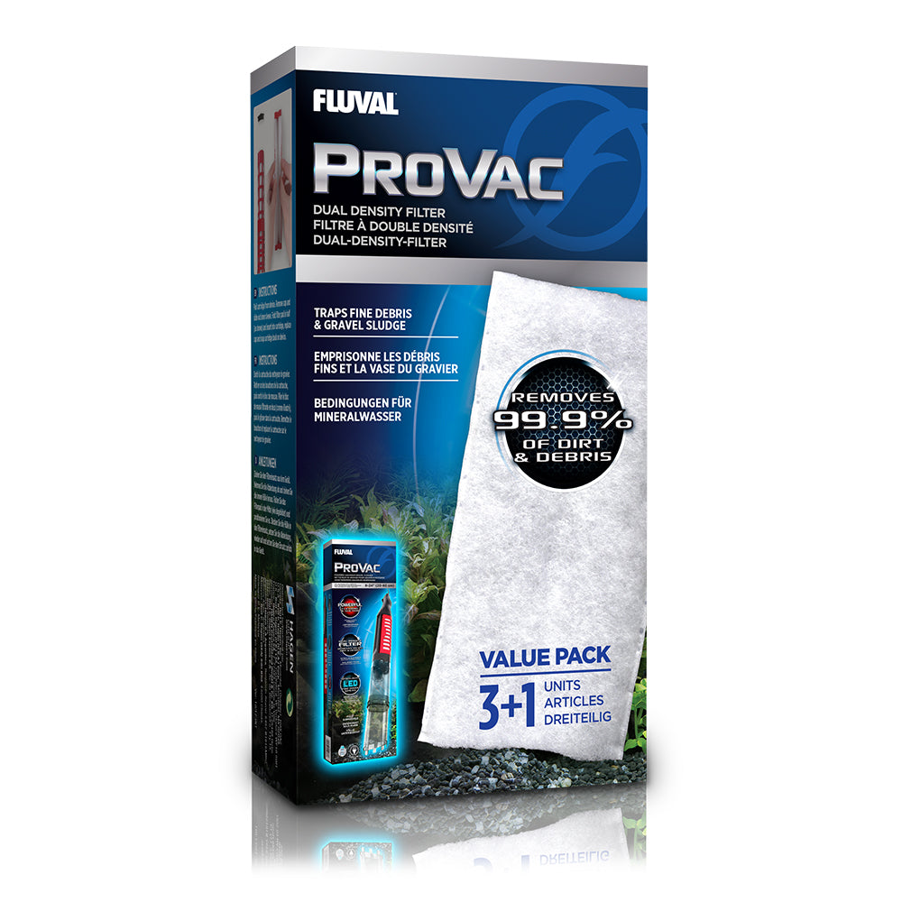 Fluval - ProVac Filter Pack Replacement 4 Pack