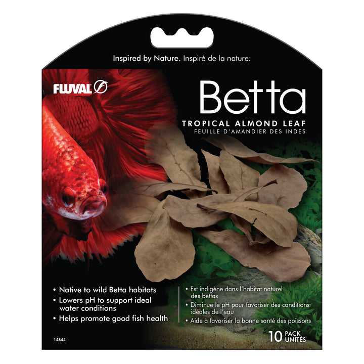 Fluval Betta Tropical Almond Leaf 10 Pack