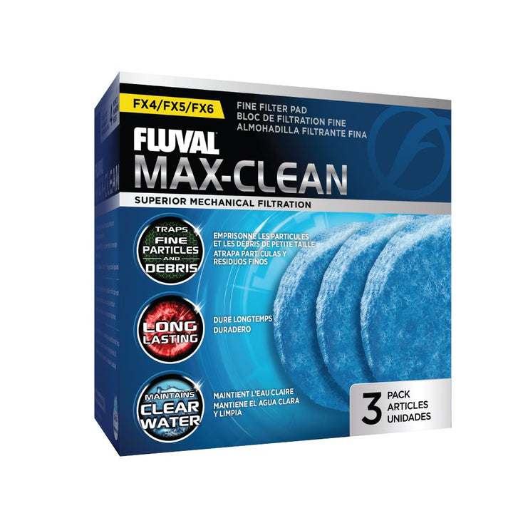 Fluval FX2/FX4/FX5/FX6 Filter Pad Replacements - Bio-Foam, Nitrite, Phosphate, Carbon Foam Pad, Fine Polishing