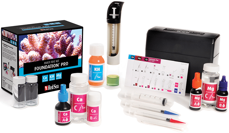 Red Sea - Foundation Pro Test Kit Ca, KH, Mg