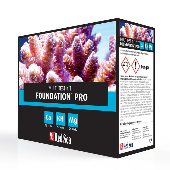 Red Sea - Foundation Pro Test Kit Ca, KH, Mg