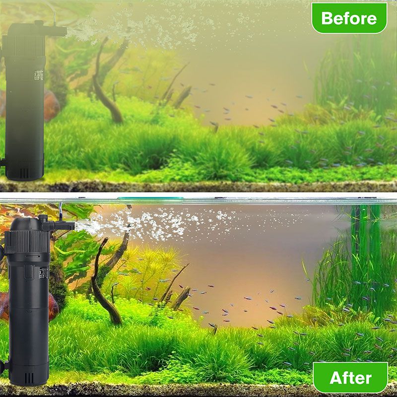 Hygger 4 in 1 Submersible UV Sterilizer & Filter HG032