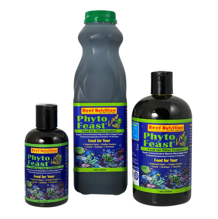 Reef Nutrition - Phyto Feast LIVE - 6oz, 16oz, 32oz Live Phytoplankton