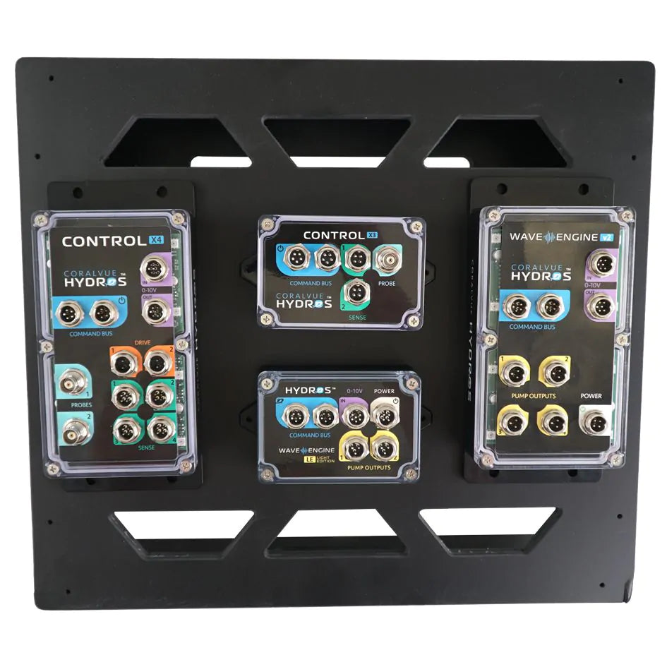 Hydros Mini Black Aquarium Controller Board Wire Management System