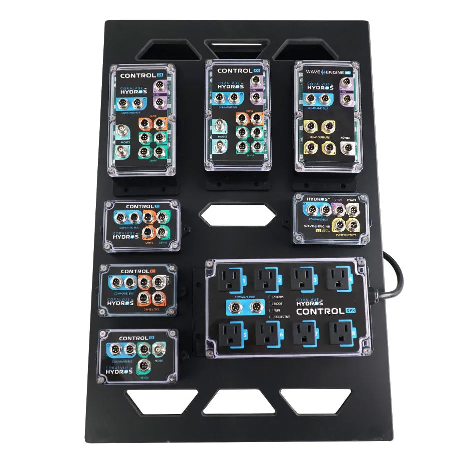 Hydros Black Aquarium Controller Board Wire Management System