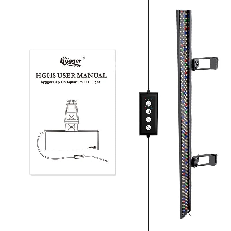 Hygger Full Spectrum Clip On Light HG018 - Whitlyn Aquatics