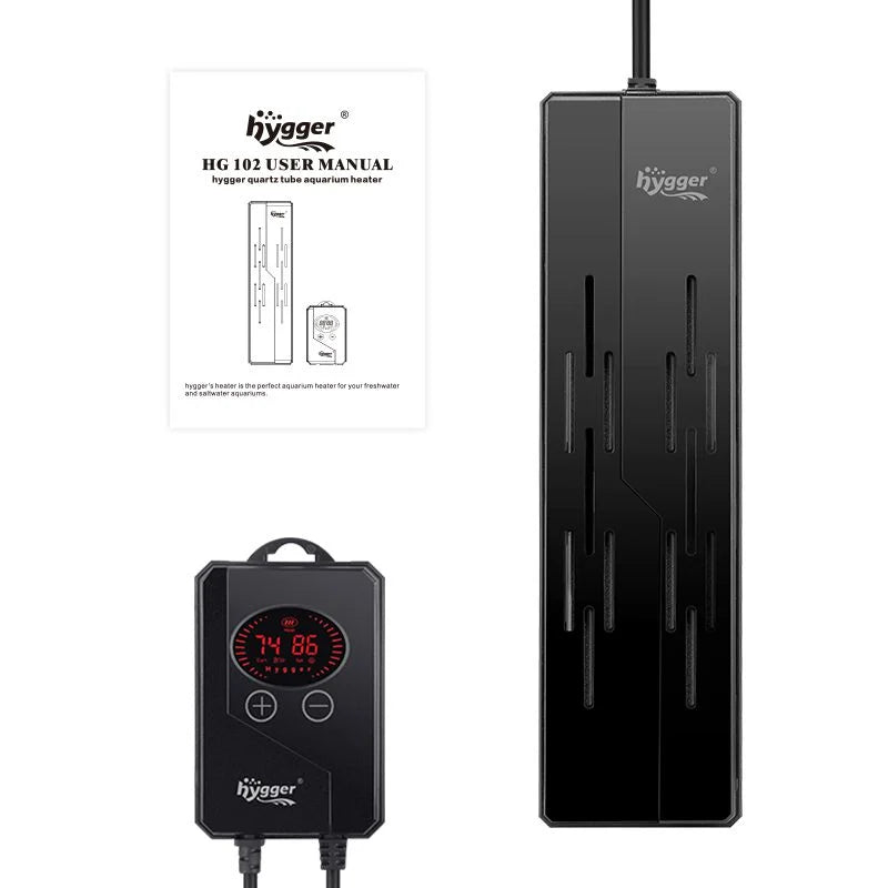 Hygger Quartz Tube Aquarium Heater 300 watt HG102 - Whitlyn Aquatics