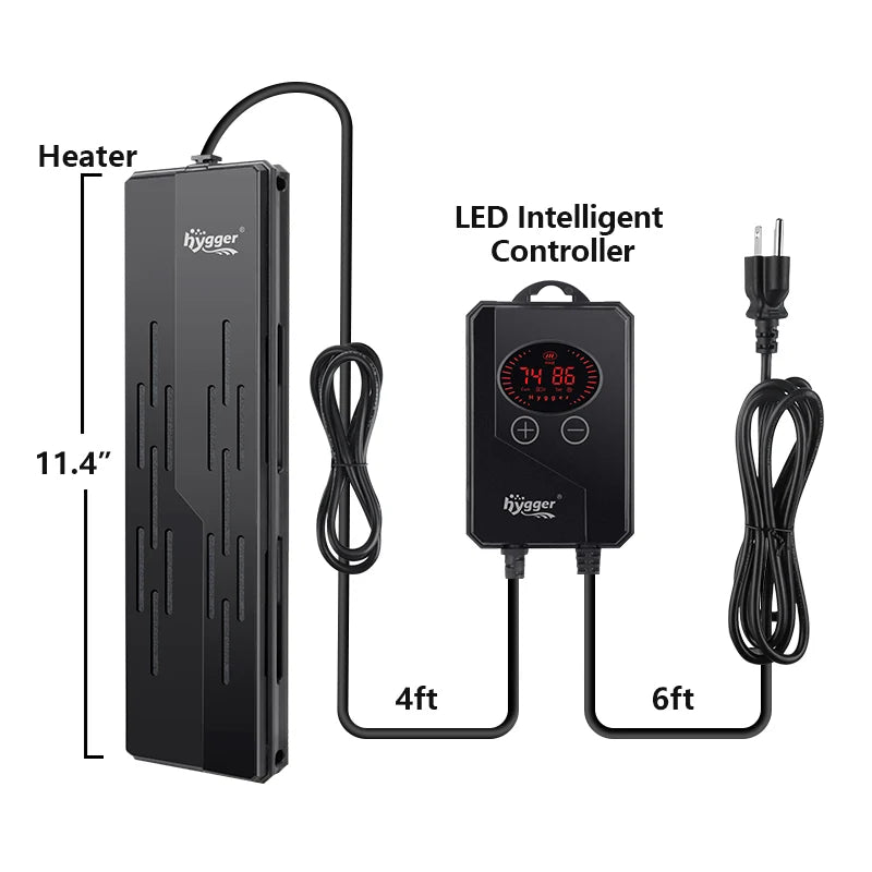 Hygger Quartz Tube Aquarium Heater 300 watt HG102 - Whitlyn Aquatics