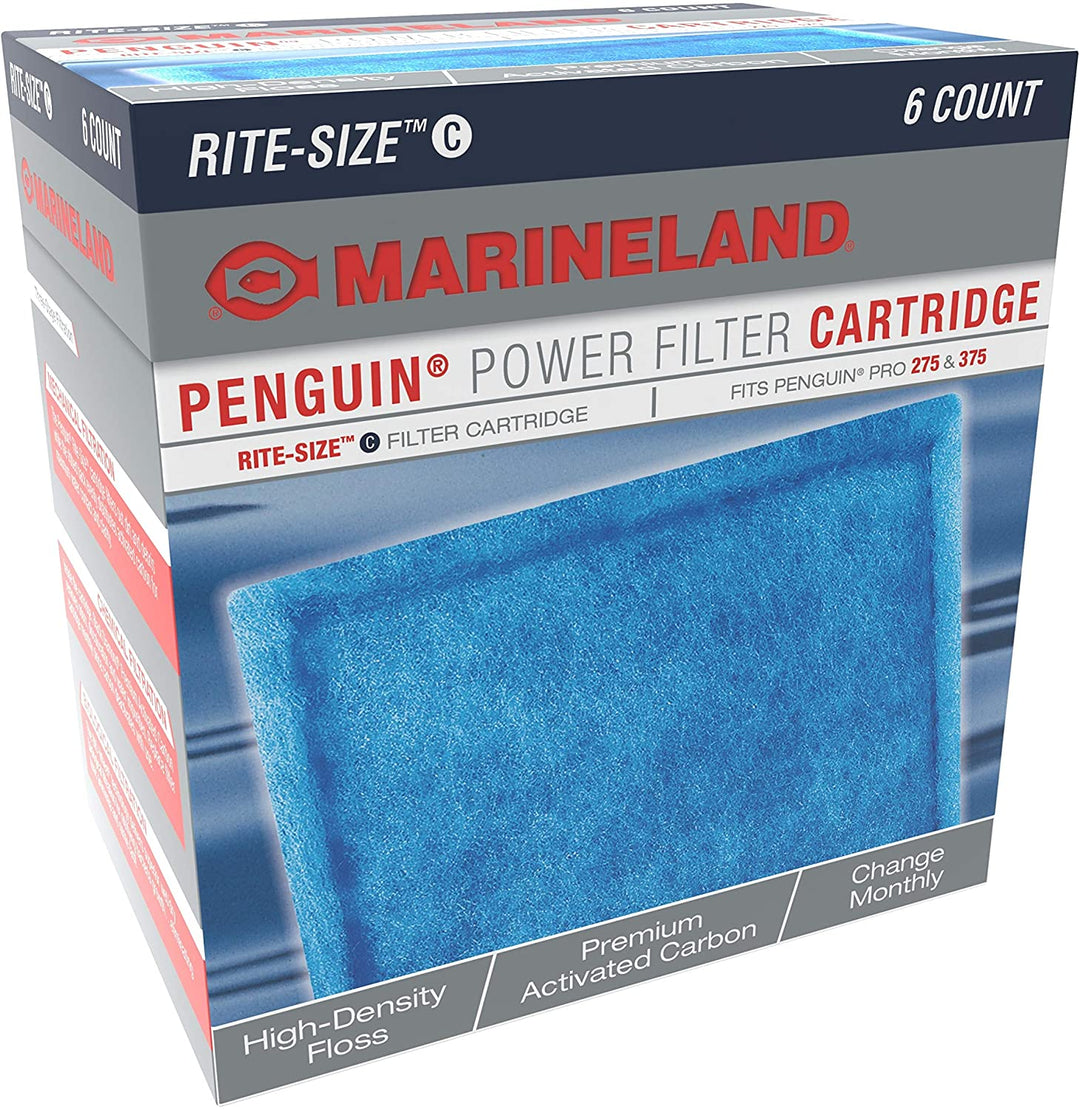 Marineland Penguin Pro Power Filter Cartridge Rite-Size C Fits 275, 375