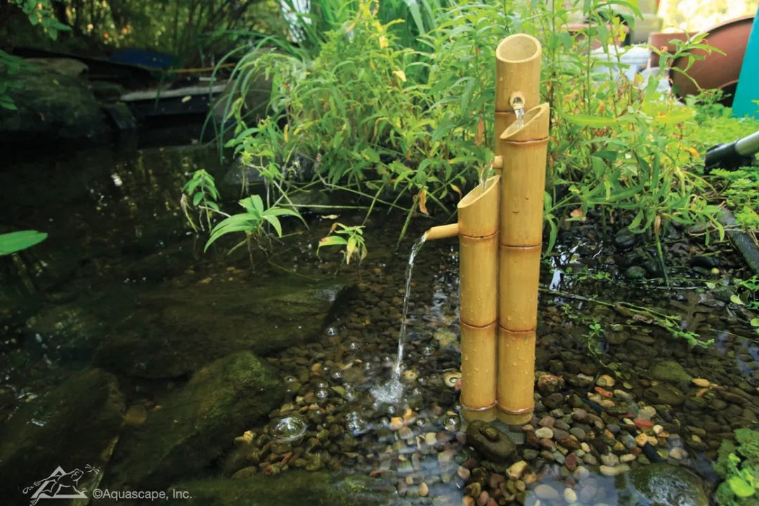 Aquascape - Pouring 3-Tier Bamboo Fountain