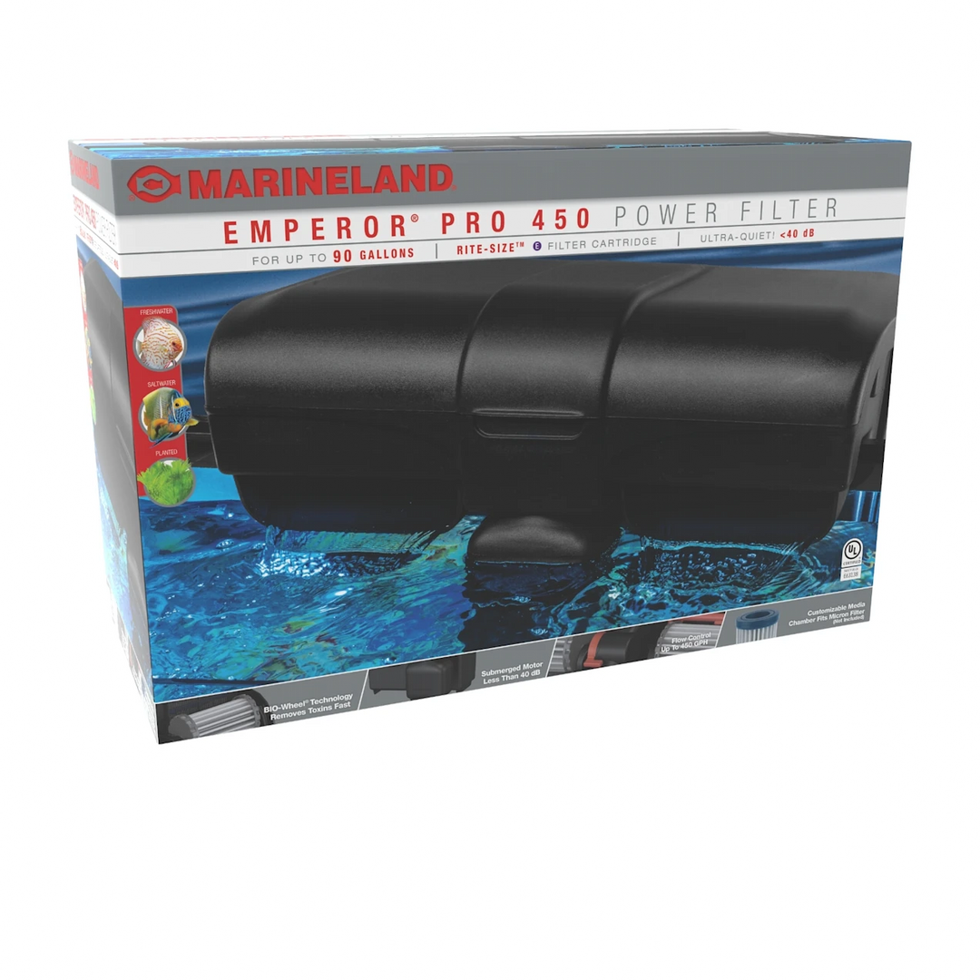 Marineland Emperor Pro 450 Power Filter up to 90 gallons
