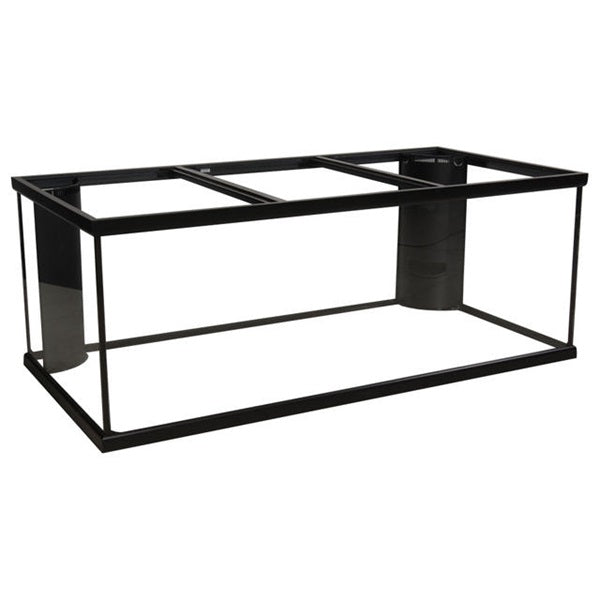 Marineland - 180 gallon drilled dual corner overflow aquarium 72x24x22