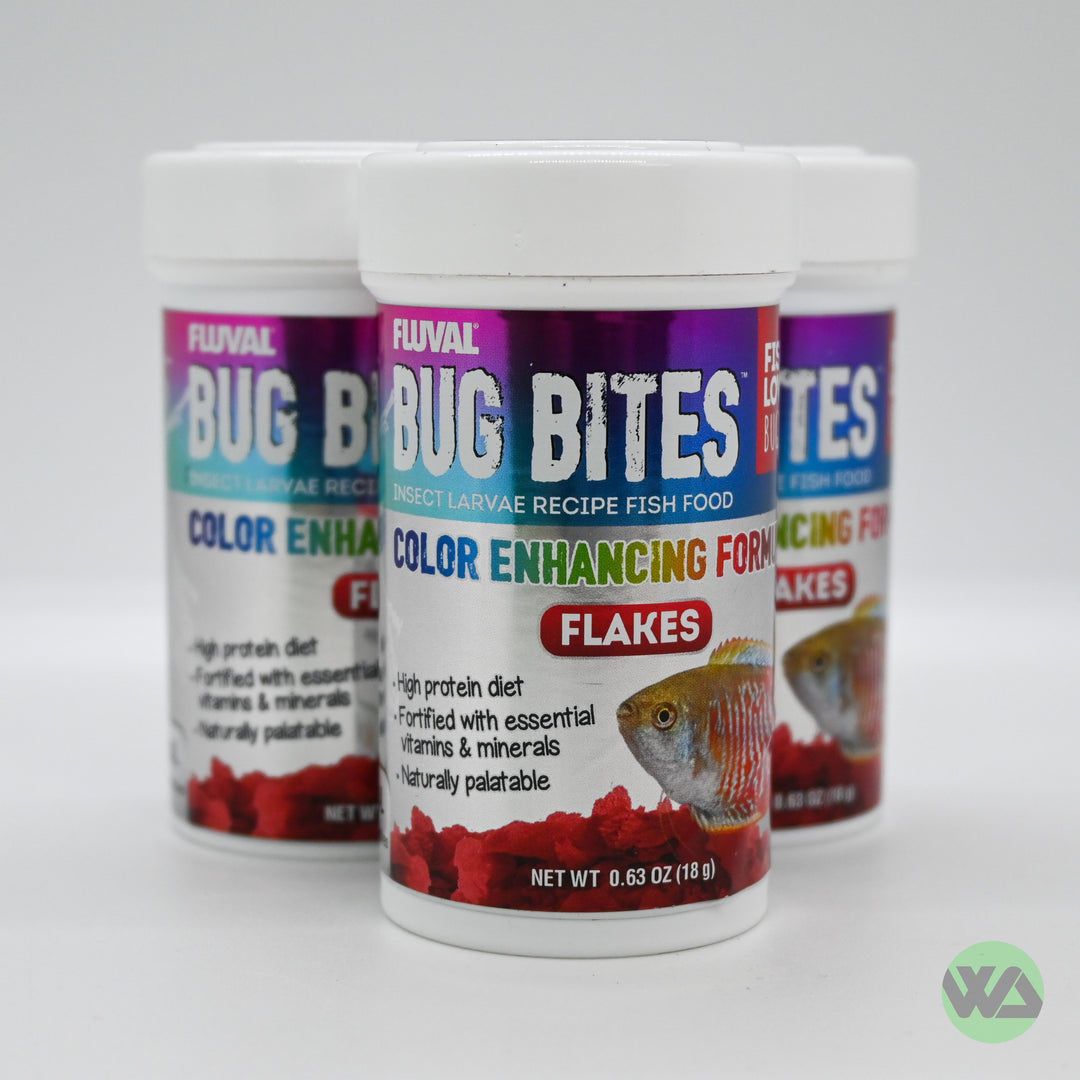 Fluval Bug Bites - Color Enhancing Formula - Flakes & Sinking Granules