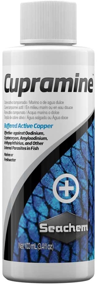 Seachem - Cupramine Buffered Active Copper 3.4oz