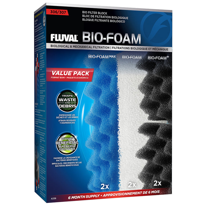 Fluval Canister Filter Replacement Pads Bio Foam, Bio Foam Max