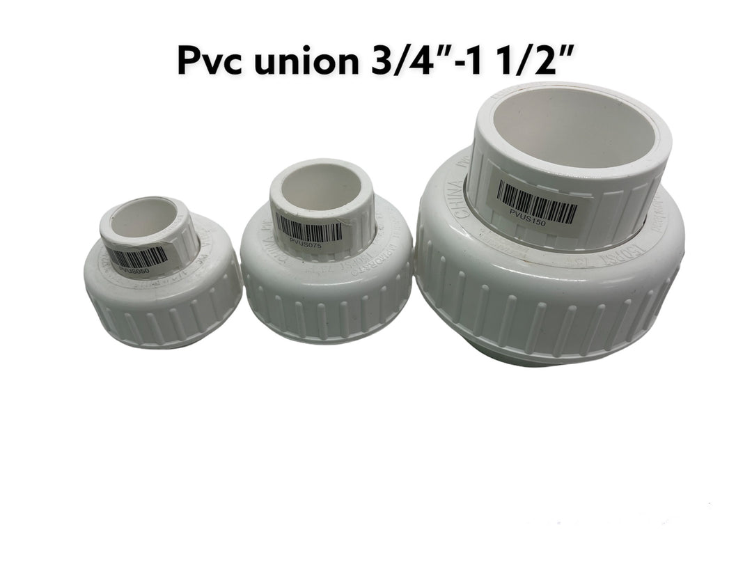 Plumbing Parts - Union PVC Elbow Slip 1/2"-1 1/2"