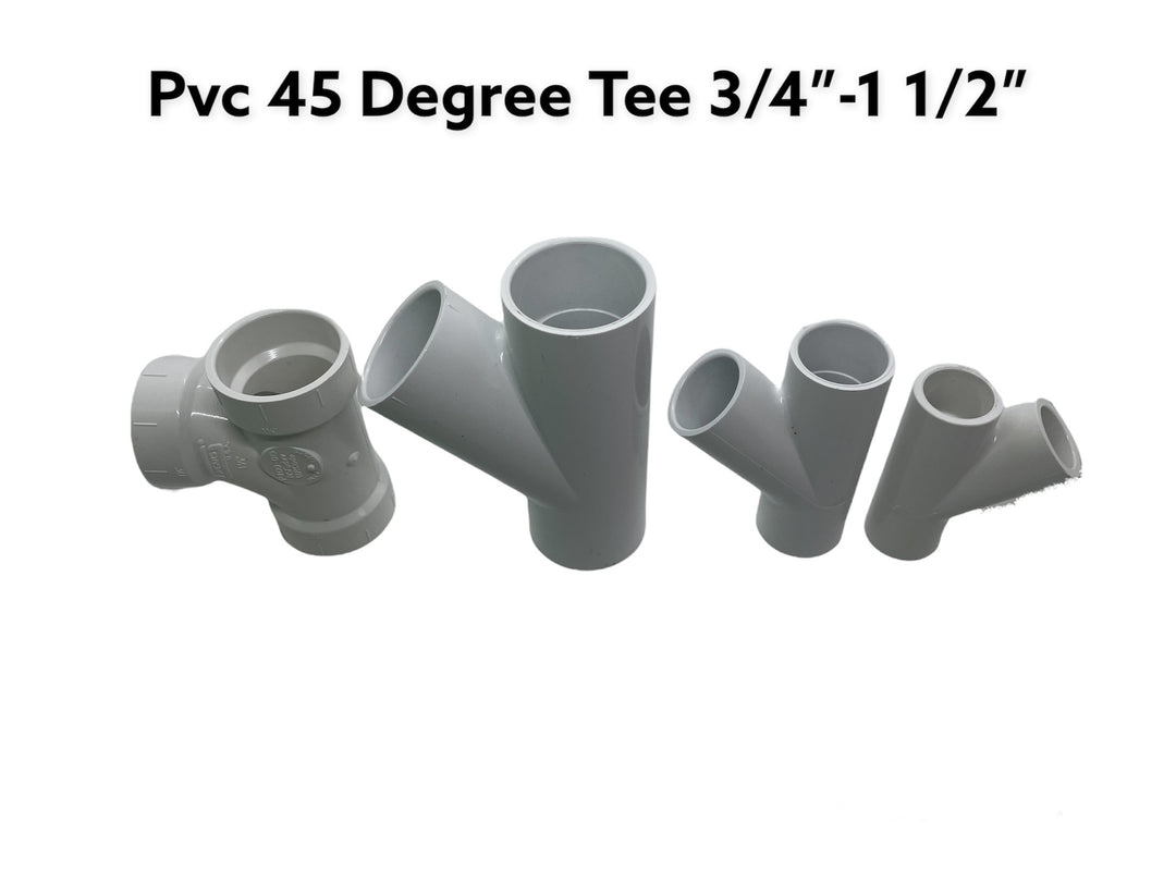 Plumbing Parts -PVC Tee Slip 1/2"-2"