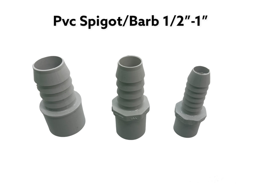 Plumbing Parts - Pvc Spigot/Barb Adapter Slip Fitting