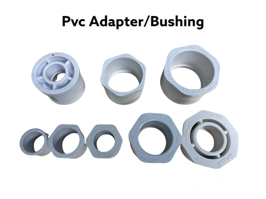 Plumbing Parts -PVC Bushing/Adapter Slip 1/2"-2"