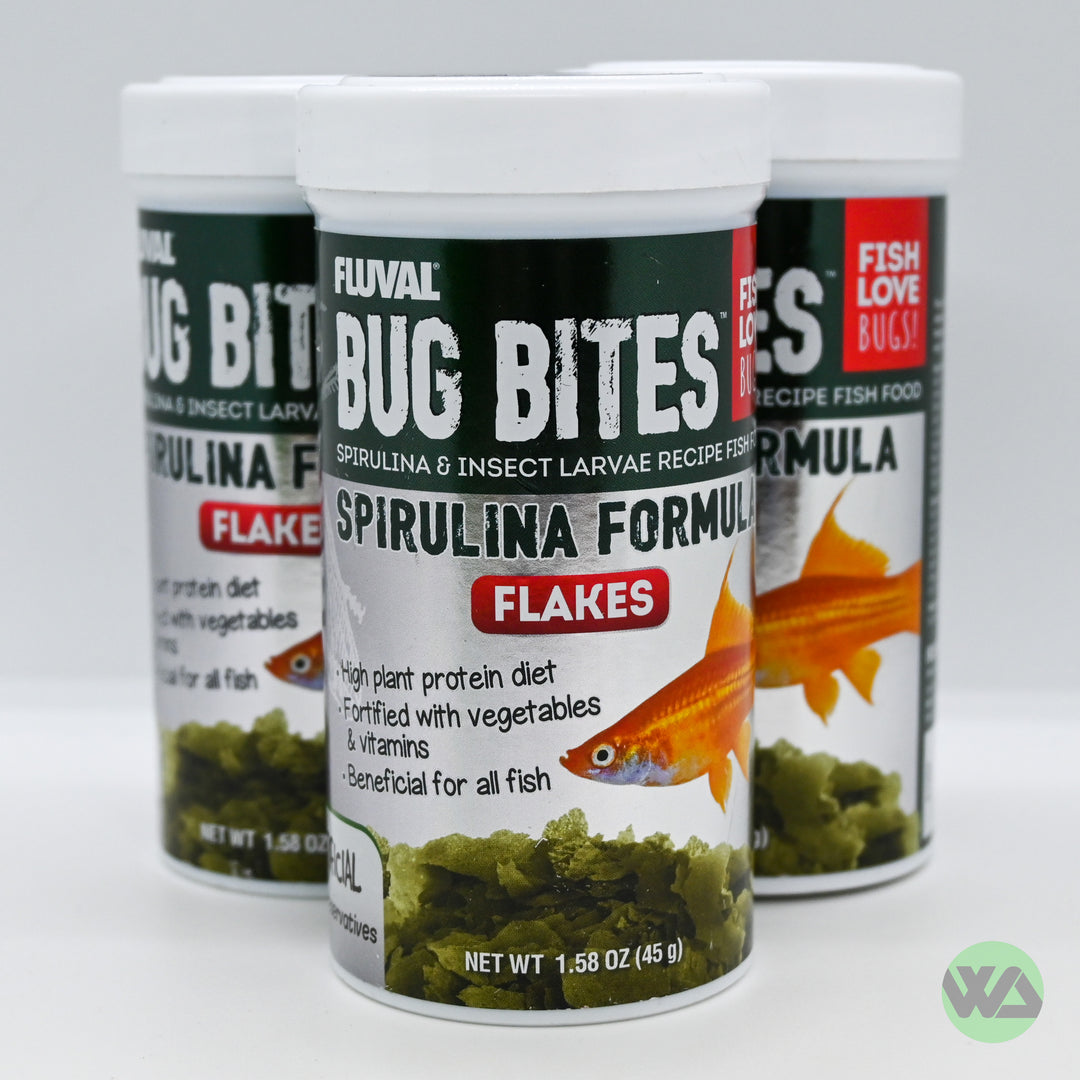 Fluval Bug Bites - Spirulina Formula - Flakes