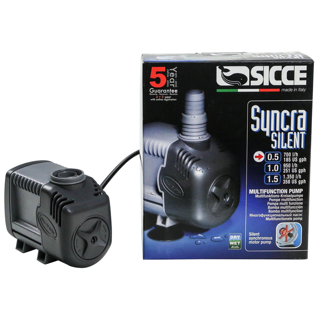 Sicce - Syncra Silent .5 185gph Compact Multifunction Pump