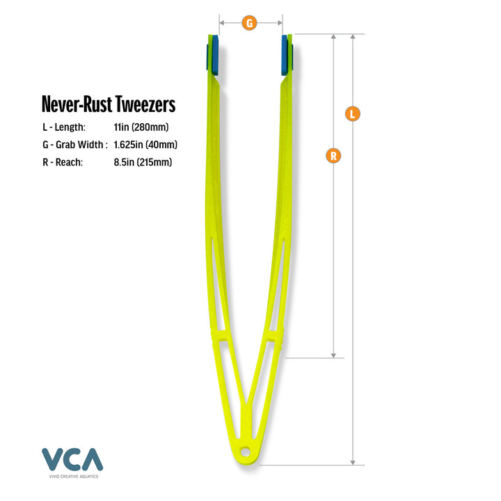 VCA - 11 inch Never Rust Tweezers