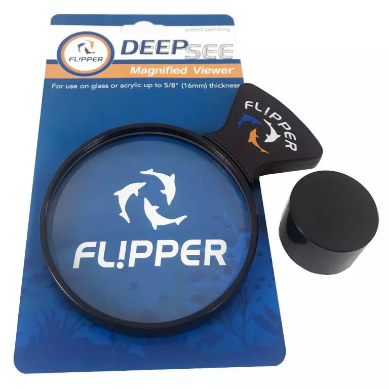 Flipper DeepSee Magnified Magnetic Aquarium 3" 4" 5"