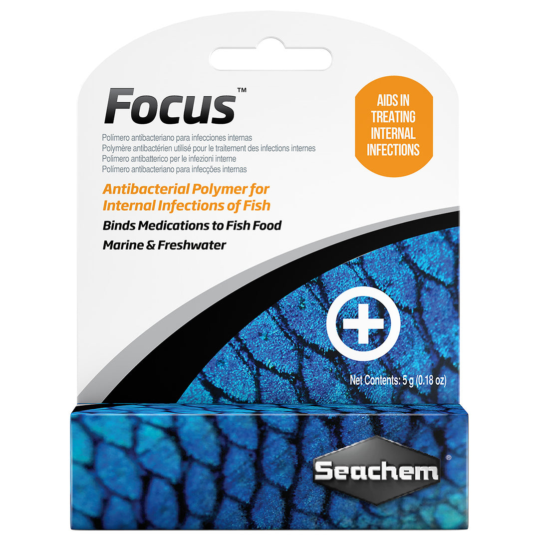 Seachem - Focus - Antibacterial Polymer Fish Disease Treatment 5g