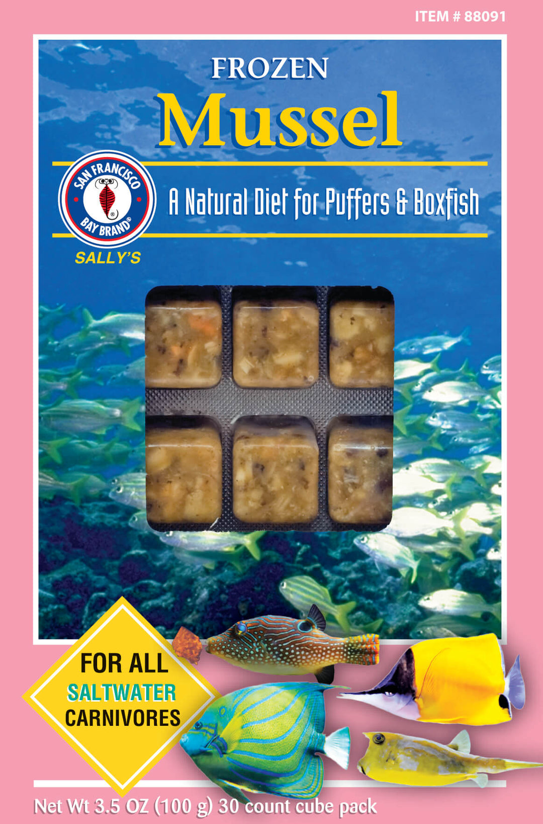 San Francisco Bay Brand - Frozen Food - Frozen Mussel 3.5oz Cubes