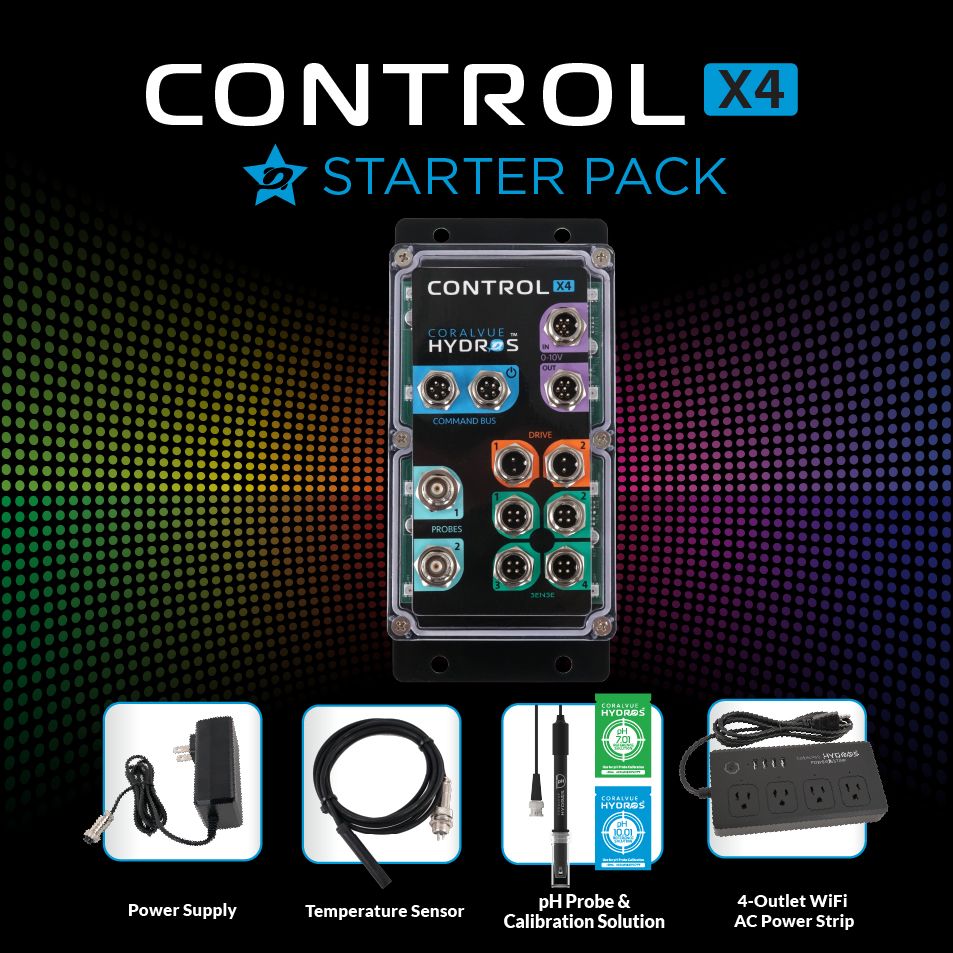 Hydros Control x4 Aquarium Controller Starter Pack