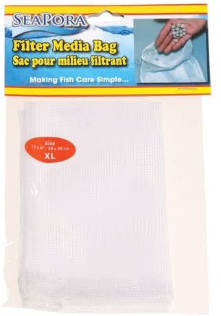 Seapora- Filter Media Bag 5in by 3in, Dry Goods - Whitlyn Aquatics - Live Coral